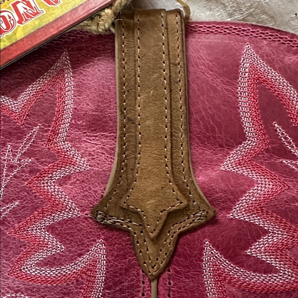 Cowboy Boots Leather Durango Pink Brown Women's Sz 10 - Picture 6 of 12